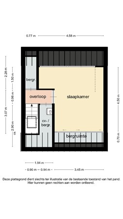 Floorplan - Maastrichterstraat 44, 6444 GG Brunssum